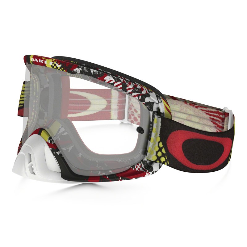 Image of Masque cross Oakley O2 MX - MOSH PIT RED YELLOW LENS CLEAR 2016