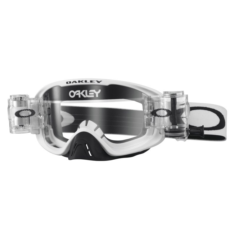 Masque Cross Oakley O2 Mx Race Ready - Matte White Lens Clear