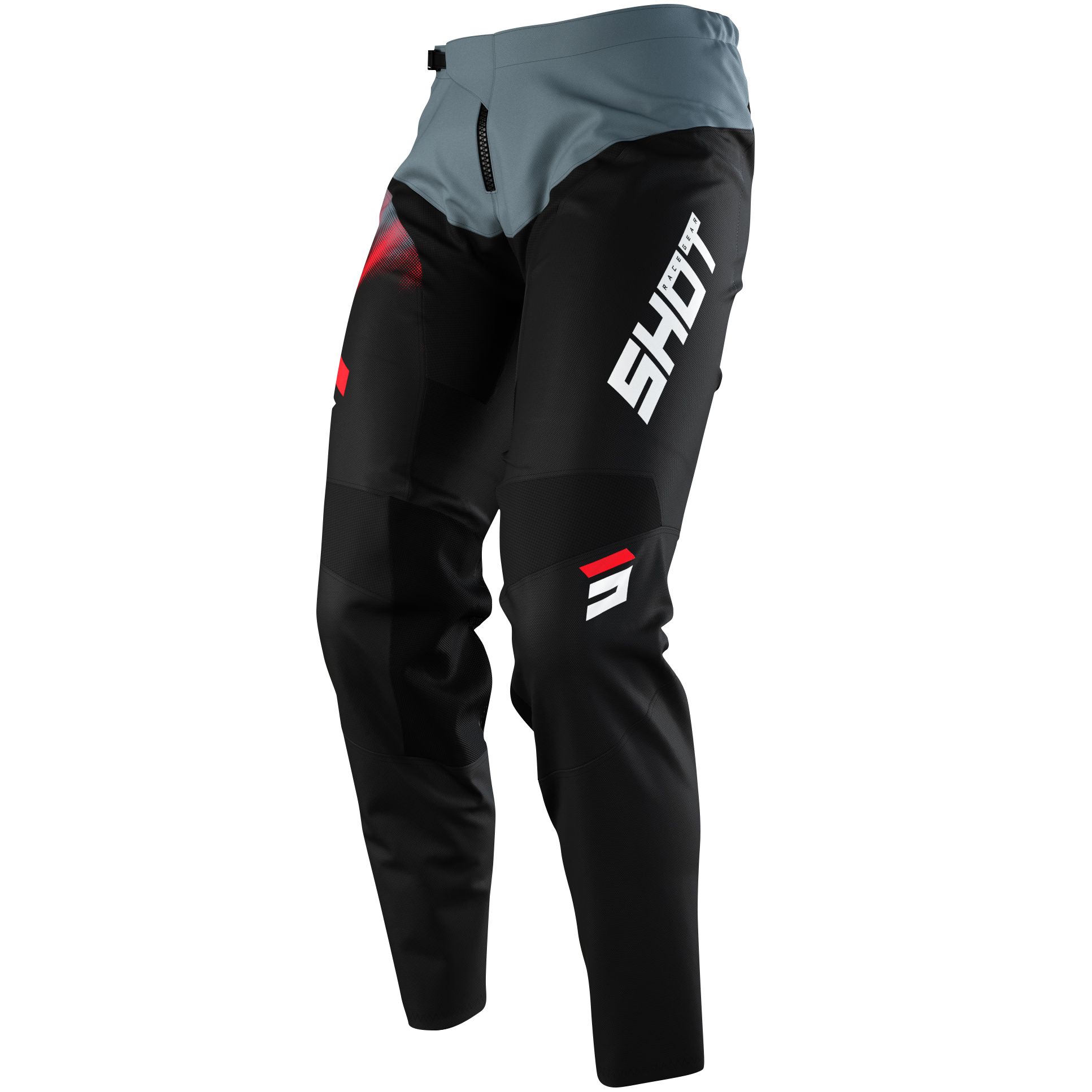 Pantalon cross Shot DEVO VERSUS - BLACK RED 2022