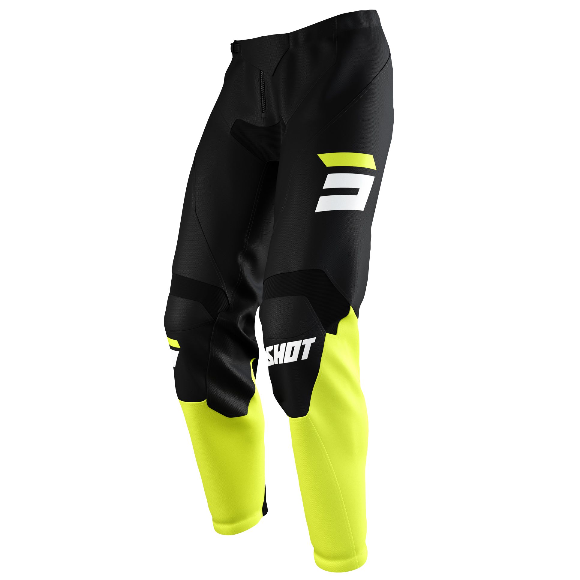 Pantalon cross Shot DRAW BURST - NEON YELLOW 2023