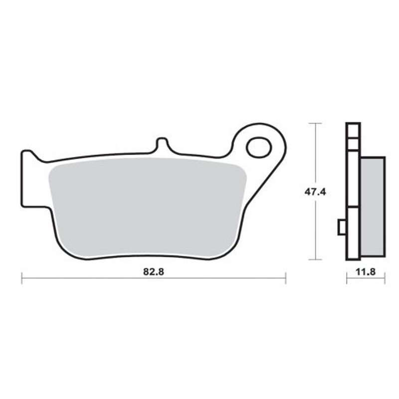 Plaquettes de freins Brembo Organique Arrière
