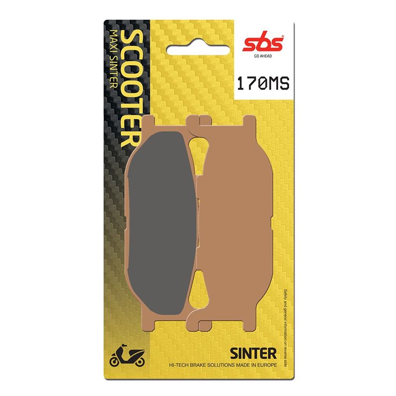 Image of Plaquettes de freins SBS 170MS Sinter Métal Fritté Avant