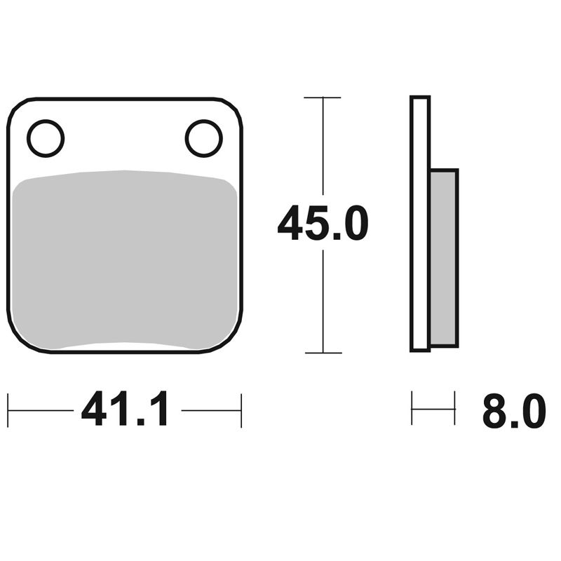 Image of Plaquettes de freins SBS 536SI Sinter Métal Fritté avant ou arrière (Spécial RS selon modèle)