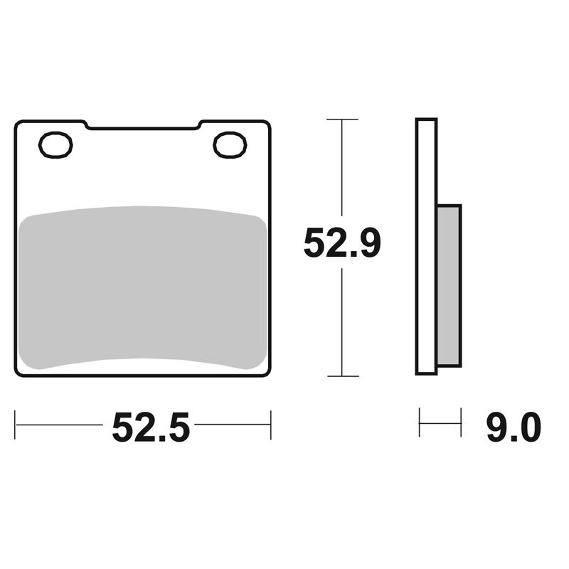 Image of Plaquettes de freins SBS 556HF Organique avant/arrière (selon modèle)