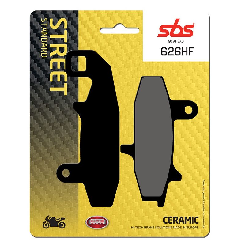 Plaquettes de freins SBS 626HF Organique avant