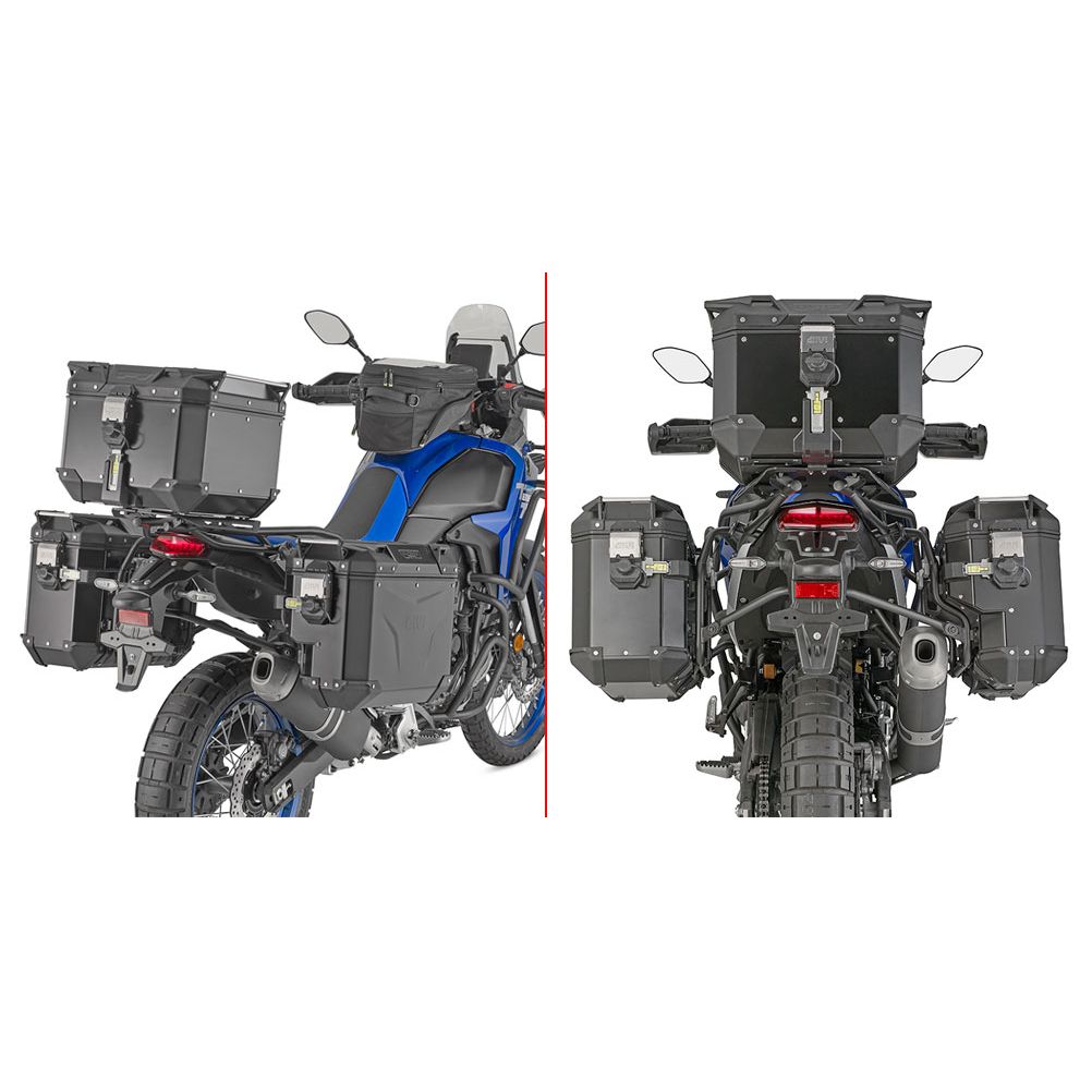Support valises Givi PL ONE FIT MONOKEY CAM-SIDE - Pour dégagement côté droit