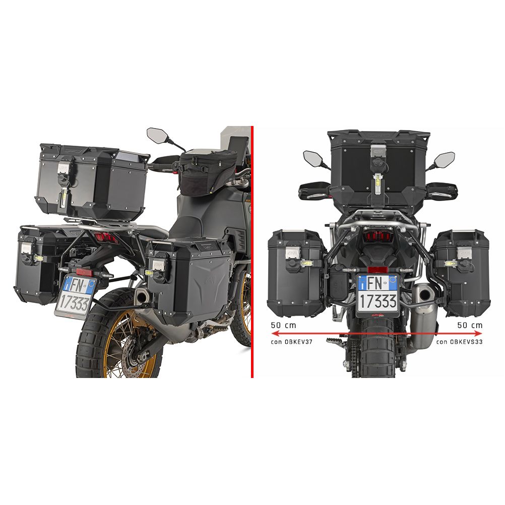 Support valises Givi PL ONE FIT MONOKEY CAM-SIDE TREKKER OUTBACK