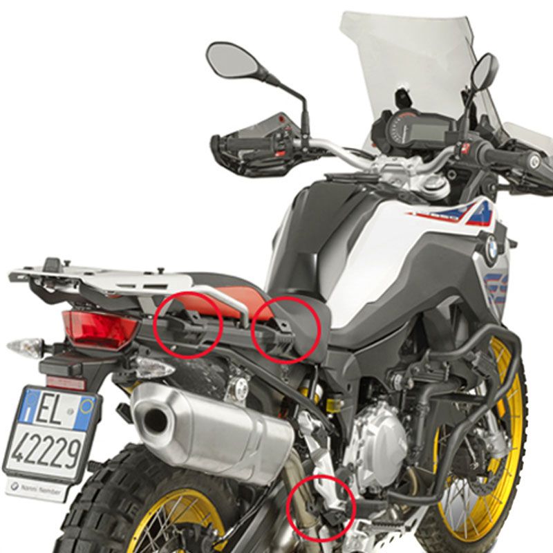 Support valises Givi Monokey à liaison rapide