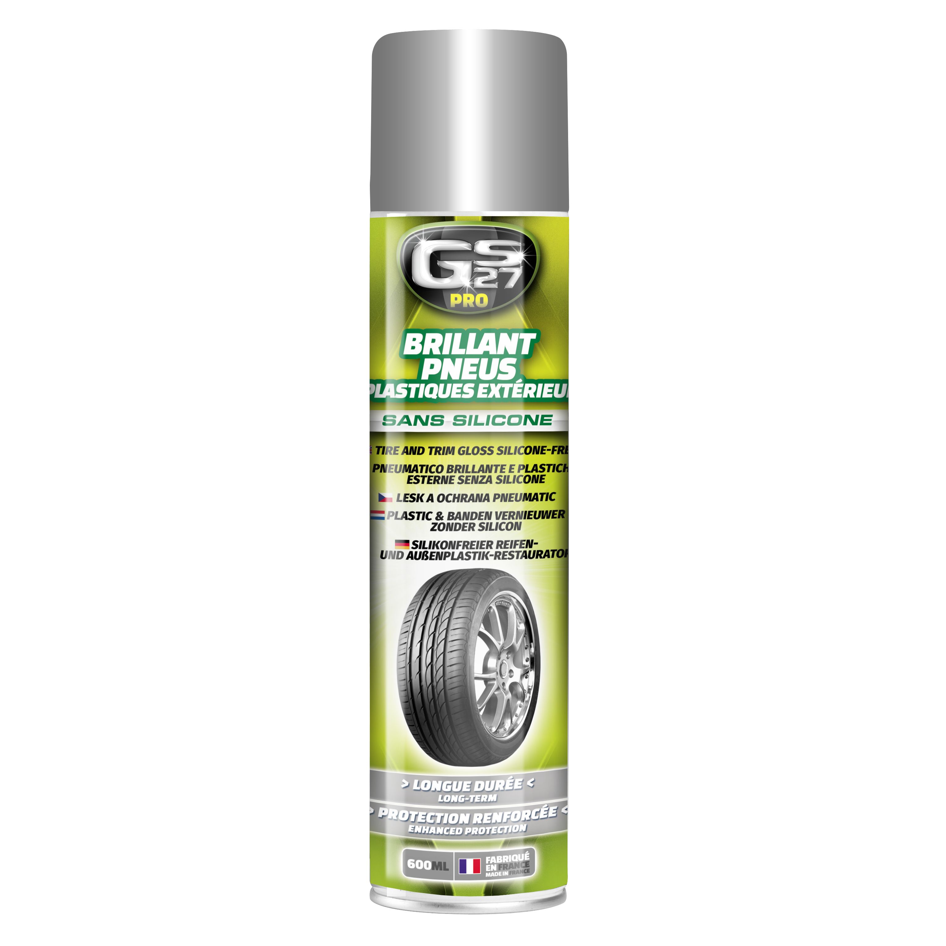 Produit lustrant GS27 Rénovateurs Pneus & Plastiques Extérieurs - Sans Silicone