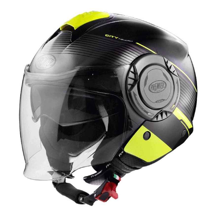 Casque jet Premier COOL - OPT FLUO