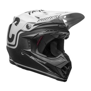 Casque cross Bell MOTO-9 MIPS FASTHOUSE NOIR/BLANC 2018