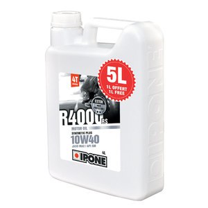 Huile moteur Ipone PROMO R4000 RS - 10W40 - 4 L + 1 L GRATUIT ( BIDON DE 5 LITRES )