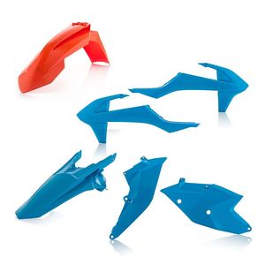 Kit plastiques Acerbis COULEUR BLEU/ORANGE