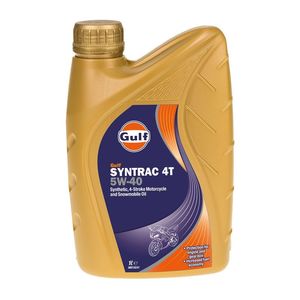 Huile moteur Gulf Syntrac 4T 5W40 1 LITRE