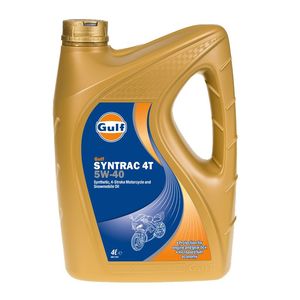 Huile moteur Gulf Syntrac 4T 5W40 4 LITRES