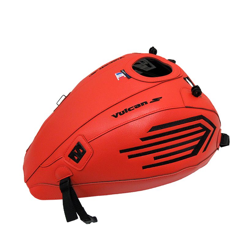 Tapis de réservoir Bagster ORANGE/DECO BRODERIE NOIR