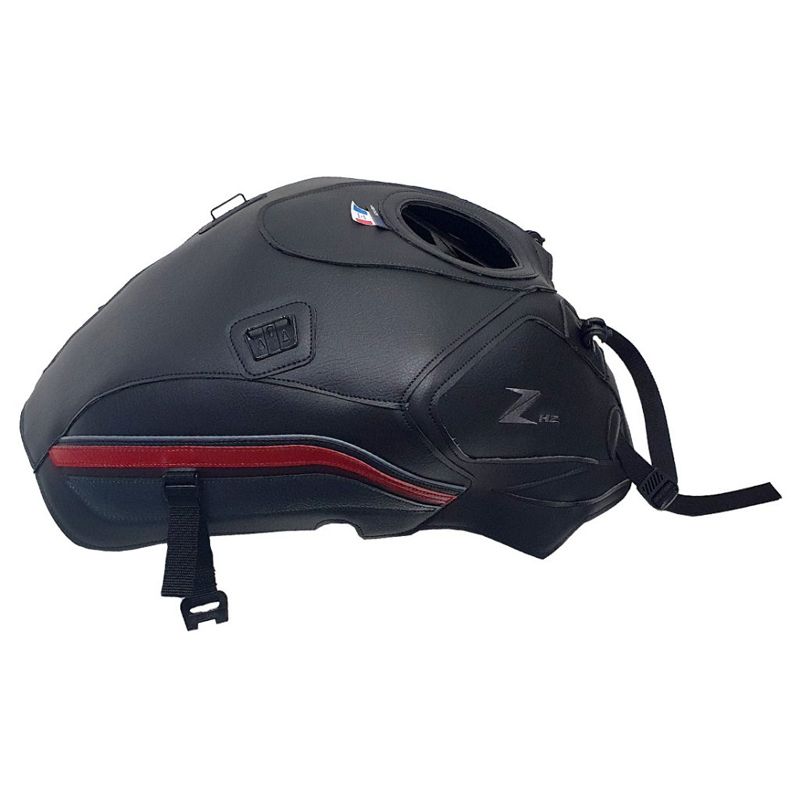 Tapis de réservoir Bagster NOIR/DÉCO ANTHRACITE/ROUGE FONCÉ