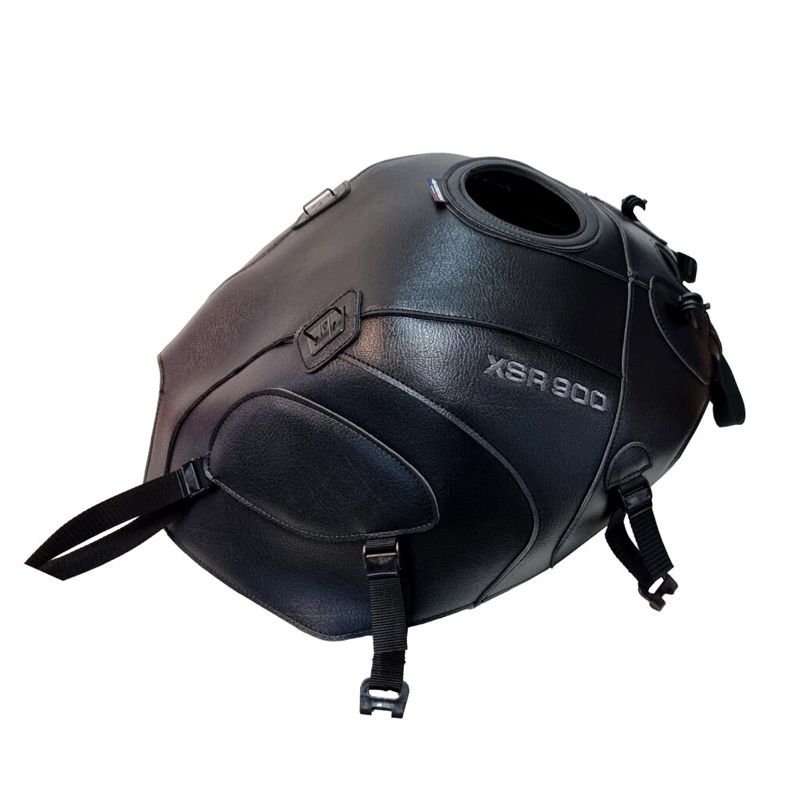 Tapis de réservoir Bagster Noir/Déco Espace/Bordeaux Clair