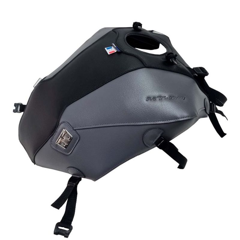 Tapis de réservoir Bagster Noir mat grainé/gris orage