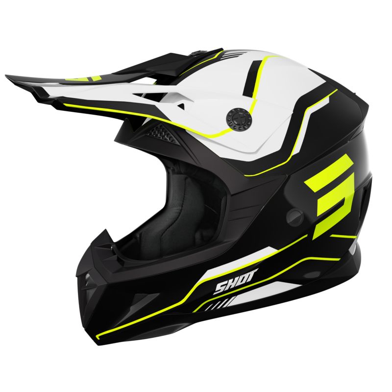 Image of Casque cross Shot PULSE KID - LINES