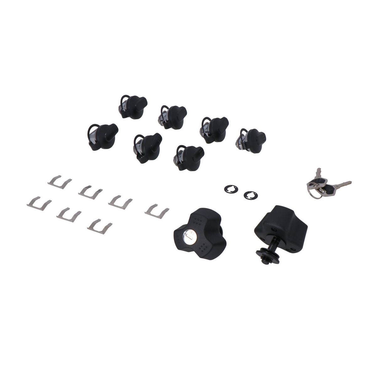 Antivol SW-MOTECH kit de 7 serrures TRAX + 2 serrures antivols EVO