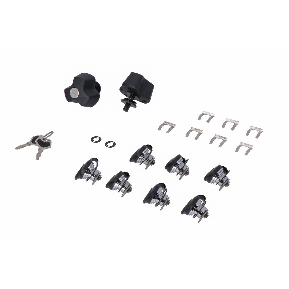 Antivol SW-MOTECH kit de 7 serrures TRAX + 2 serrures antivols PRO