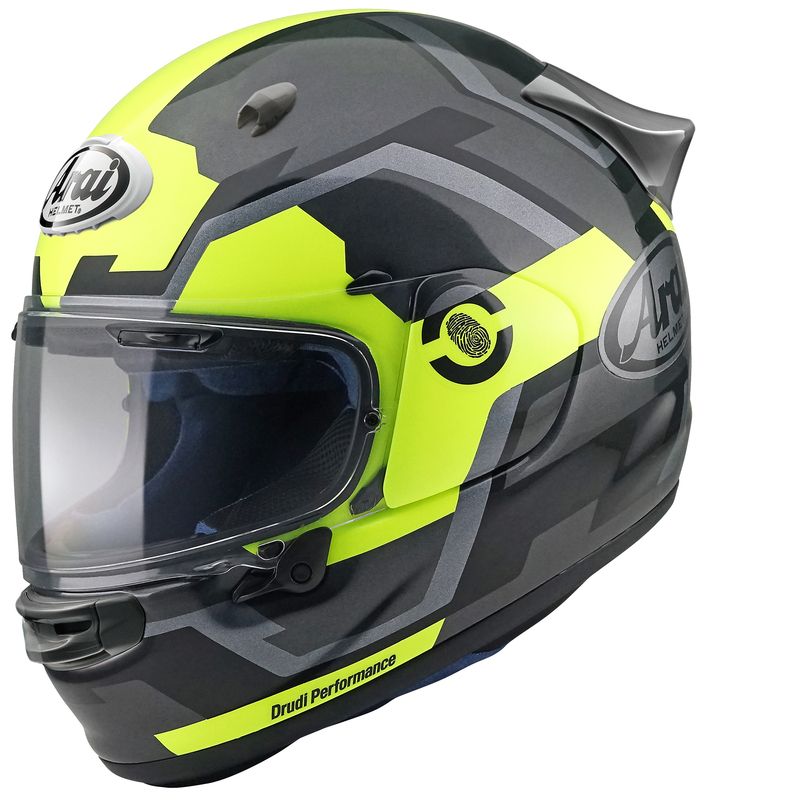 Casque Arai QUANTIC FACE - FLUOR YELLOW