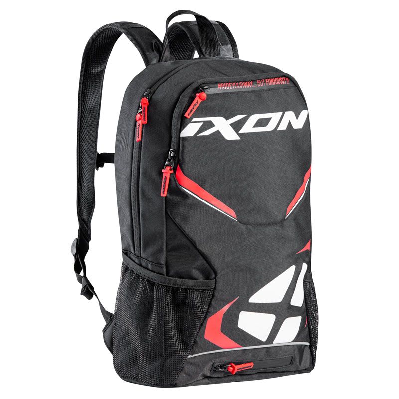 IXON Sac à dos Ixon R-TENSION 23 — noir et rouge