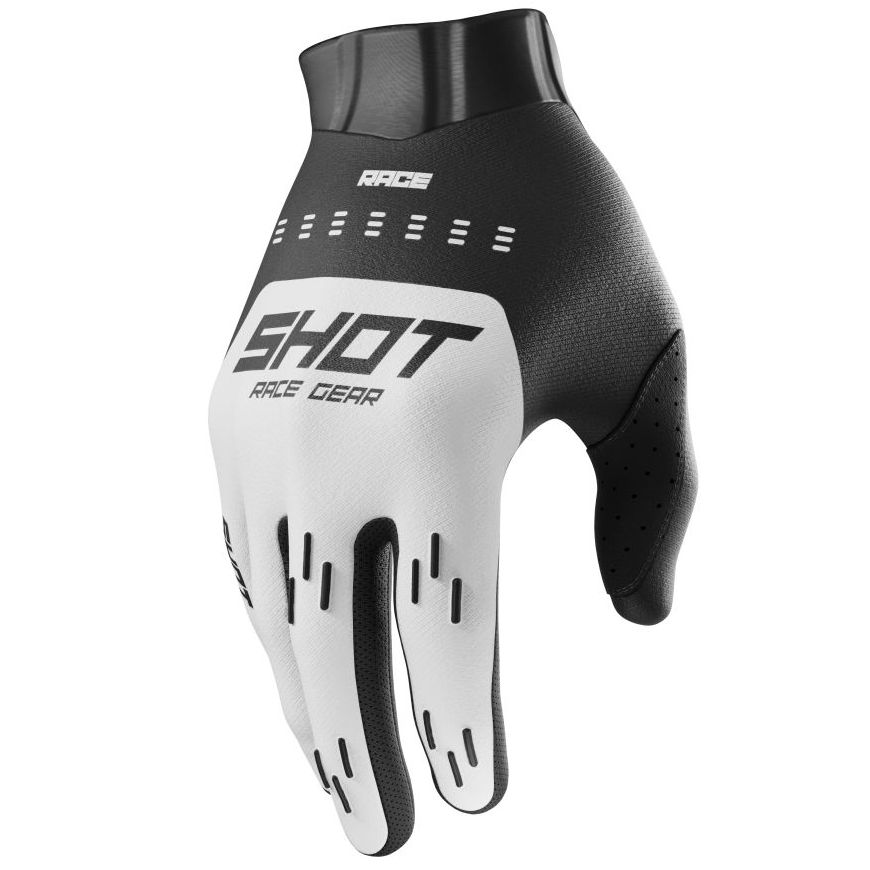 SHOT Gants cross Shot RACE - EVO - ENFANT 2026 — blanc