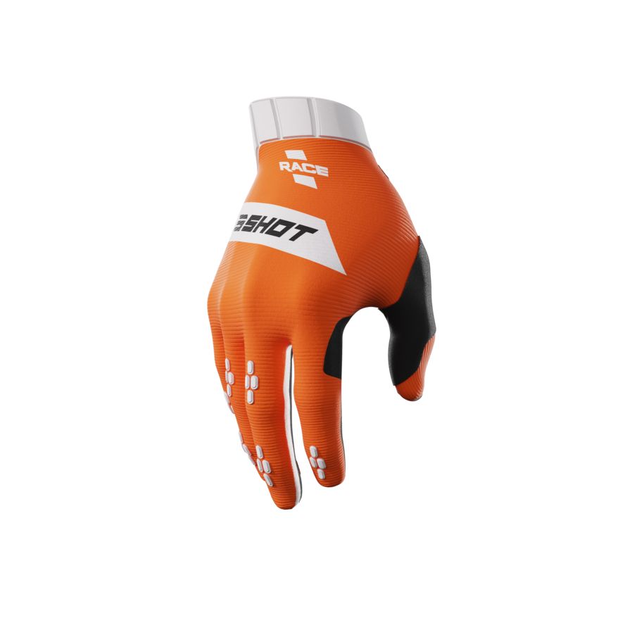 SHOT Gants cross Shot ENFANT RACE — orange