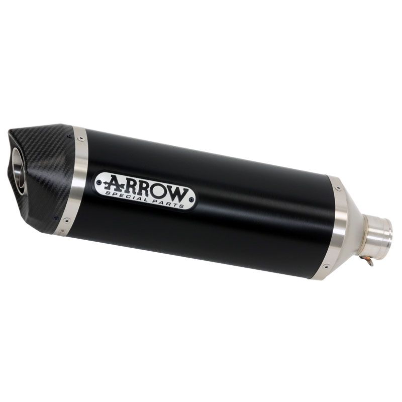 Ligne Complète Arrow Aluminium Dark Race-tech Embout Carbone