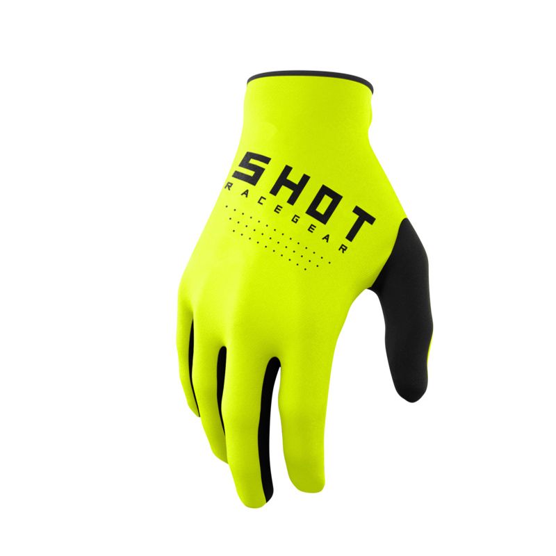 SHOT Gants cross Shot DRAW 2023 — jaune
