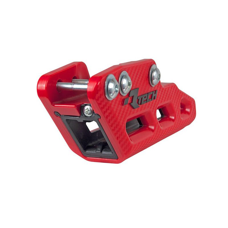 Guide chaîne R-tech Monoblock R2.0 Worx Rouge/Noir