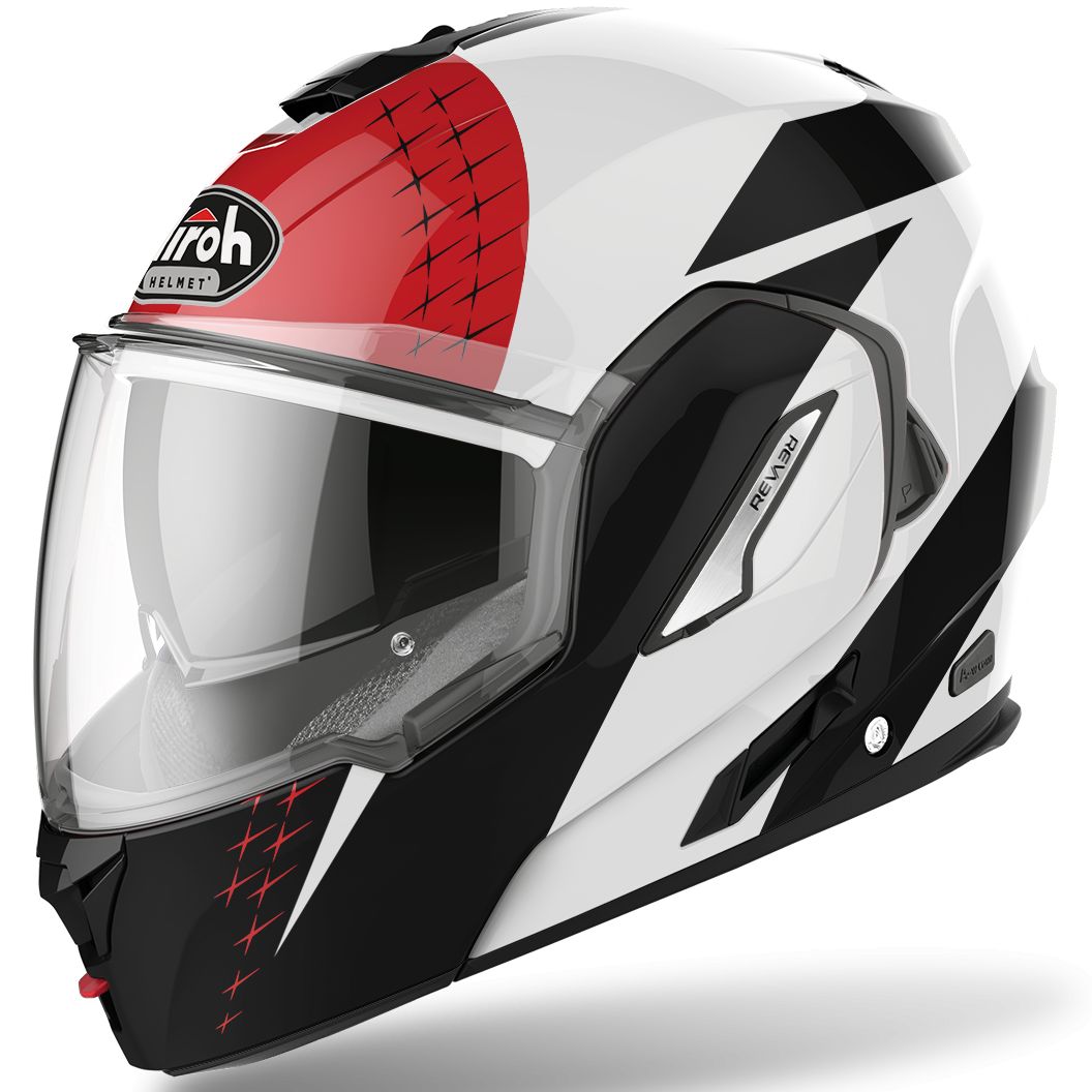 Image of Casque Airoh REV19 - LEADEN - RED GLOSS