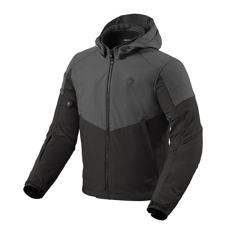 REVIT Blouson Moto Rev it AFTERBURN H2O — noir et gris