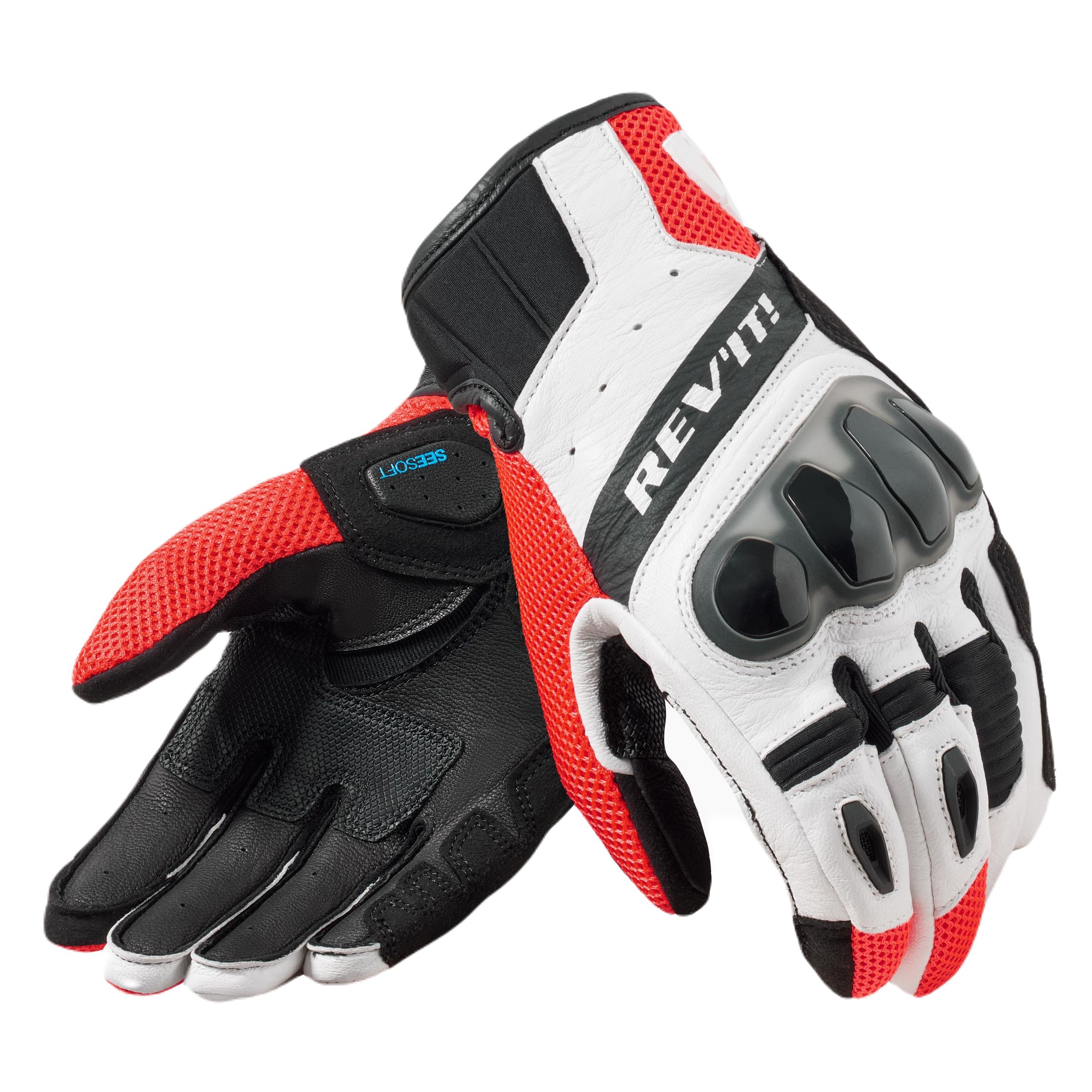 REVIT Gants Rev it RITMO — noir, rouge et blanc