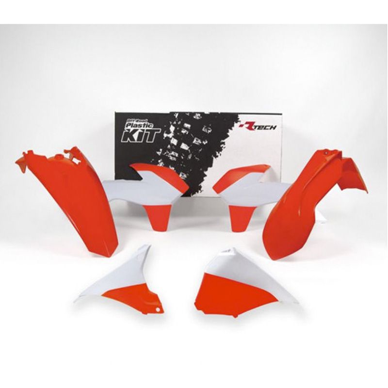 Kit plastiques R-tech KTM Orange Fluo