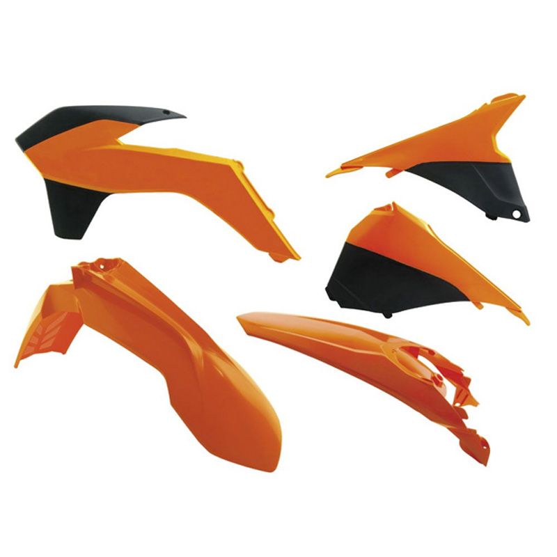Image of Kit plastiques R-tech 5 p orange