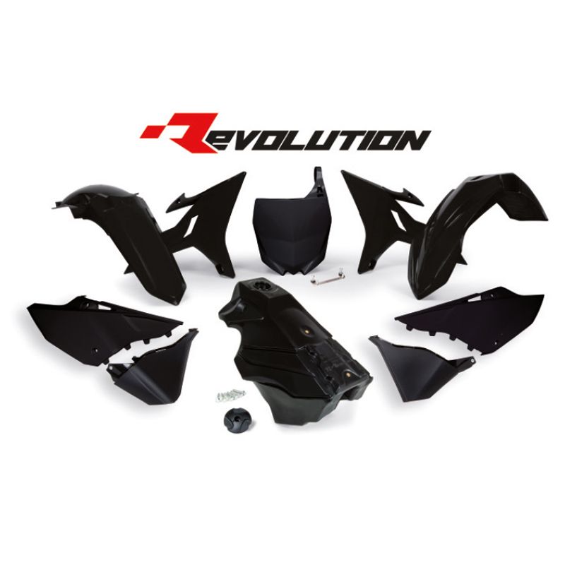 Kit plastiques R-tech Yamaha YZ Revolution NOIR