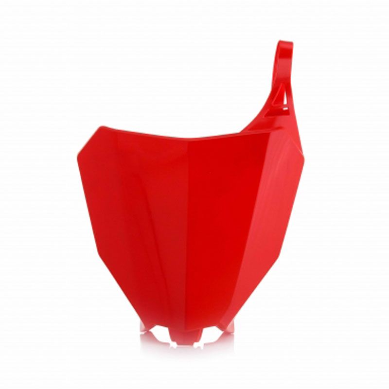 Plaque avant Acerbis ROUGE