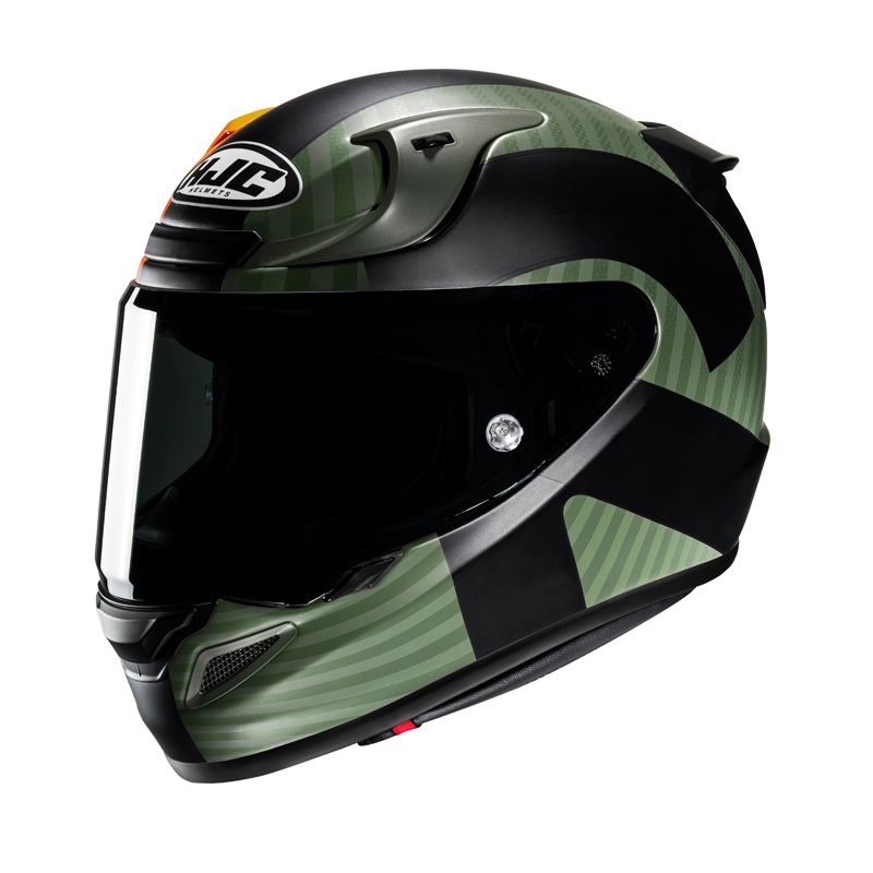 HJC Casque intégral HJC RPHA 12 - OTTIN — noir, vert et orange