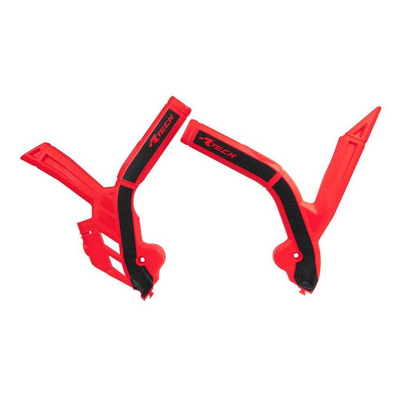 Protège cadre R-tech bi-matiere Rouge/Noir