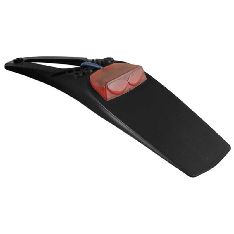 Image of Garde boue R-tech Extension GB AR Extreme Noir + cabochon rouge