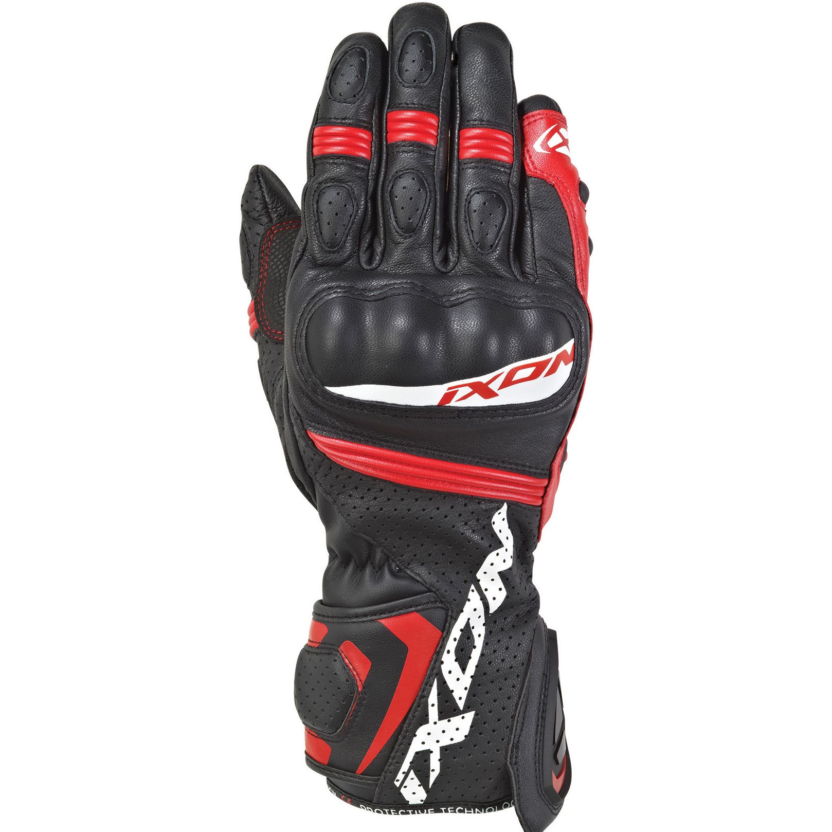 IXON Gants Ixon RS TEMPO AIR — noir et rouge
