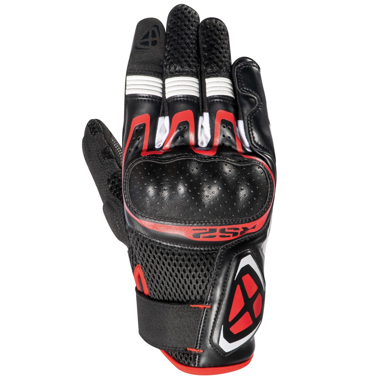 IXON Gants Ixon RS2 — noir, rouge et blanc