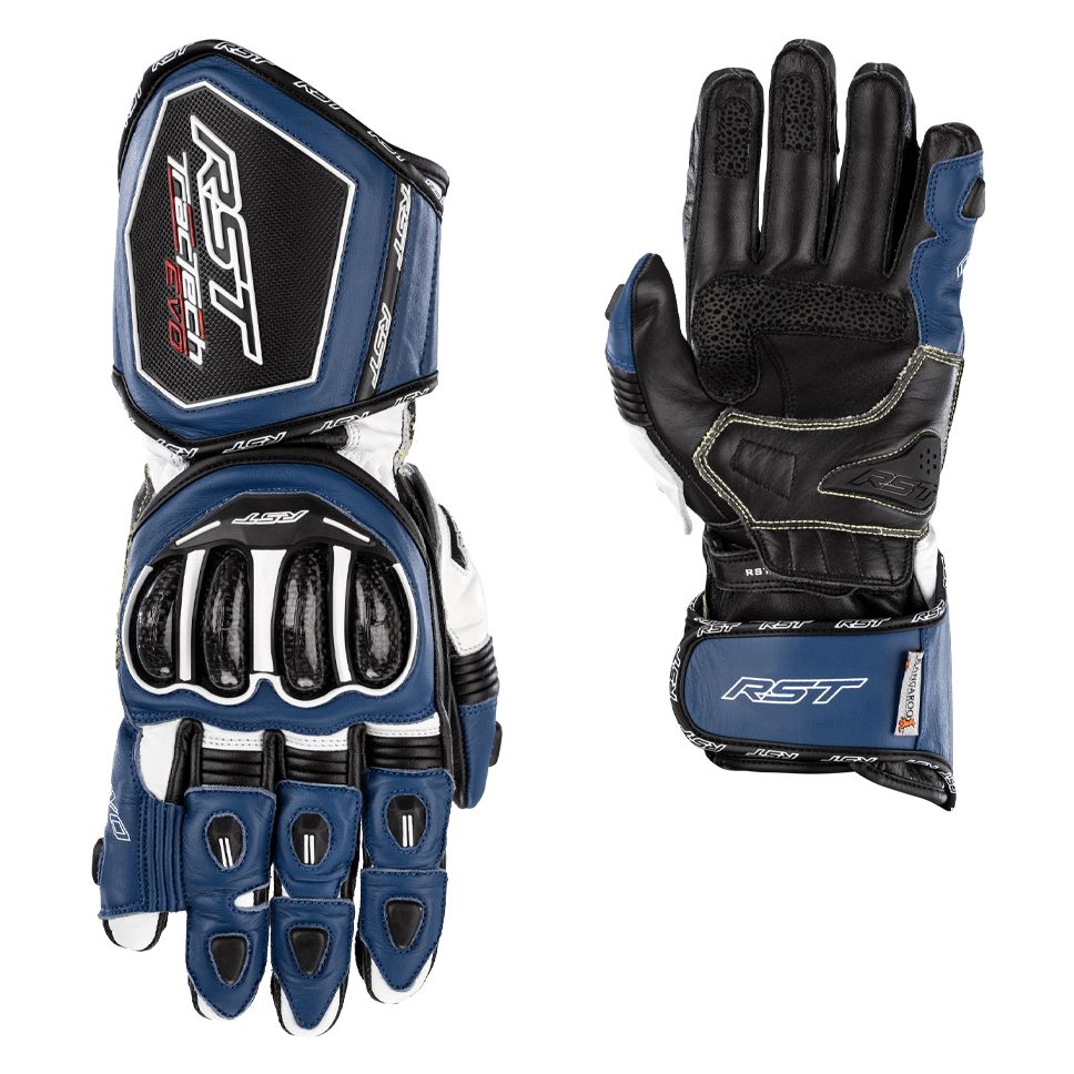 RST Gants RST TRACTECH EVO 4 — bleu et blanc