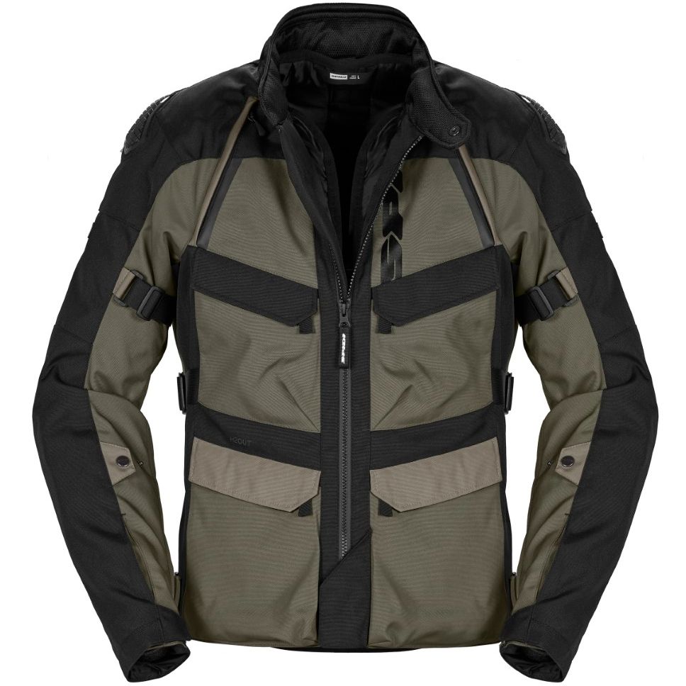 SPIDI Veste Moto Spidi RW H2OUT — noir et vert