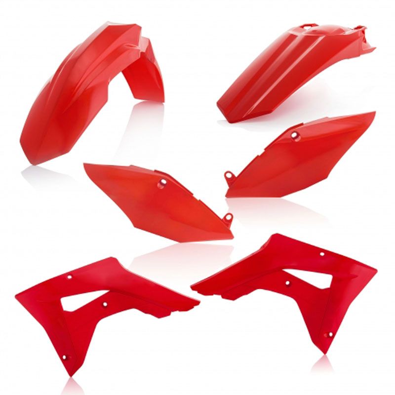 Kit plastiques Acerbis COULEUR ROUGE