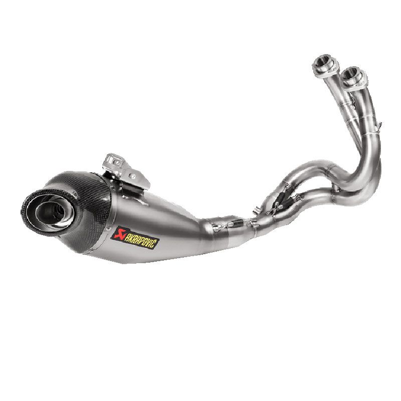 Ligne Complète Akrapovic Racing Titane embout carbone
