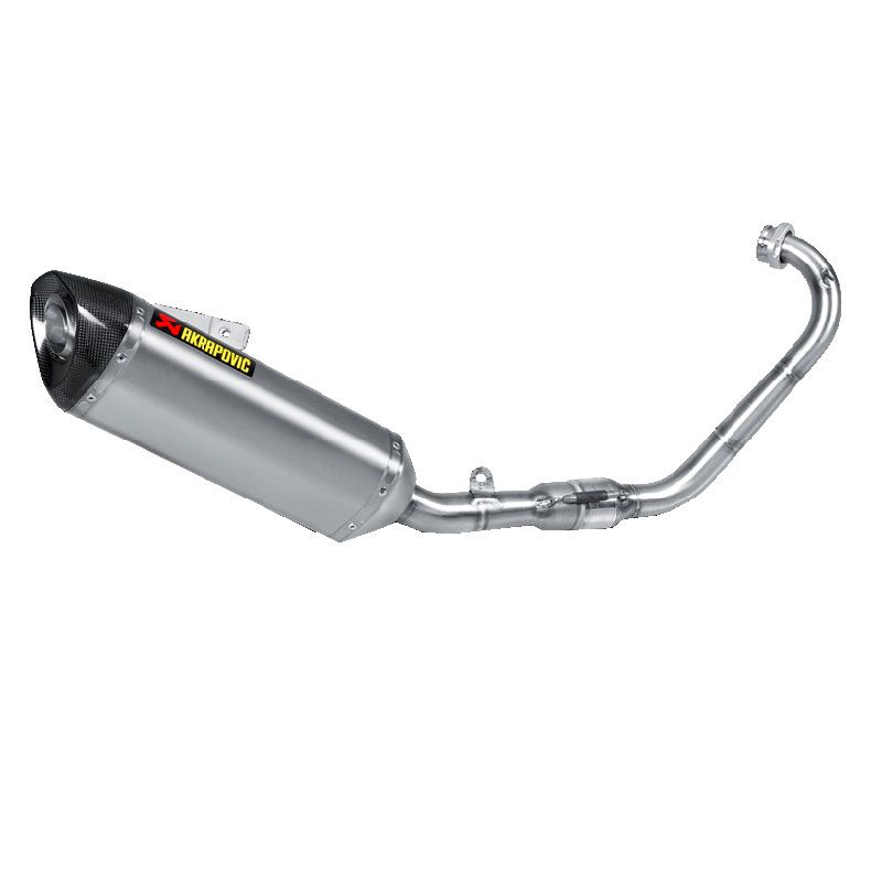 Ligne Complète Akrapovic Racing Titane embout carbone